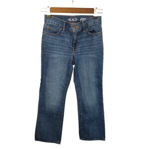 Children's Place NEW Dark Wash Bootcut Jeans in 'Dark Jupiter' Color Boy's 8